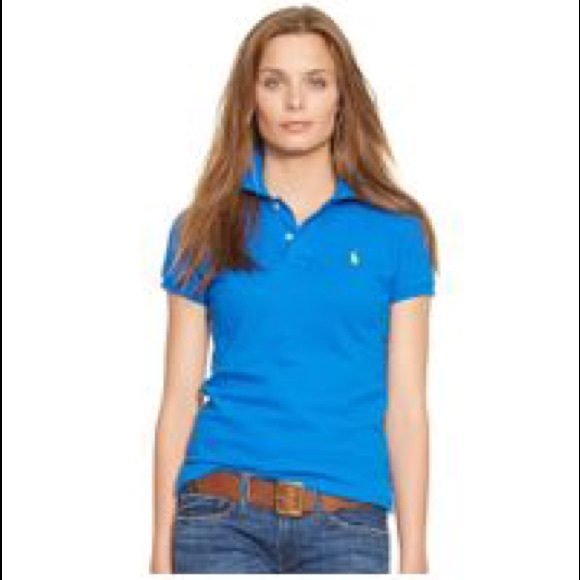 Ralph Lauren Polo Bright Blue/White Small Horse-S - Picture 1 of 10